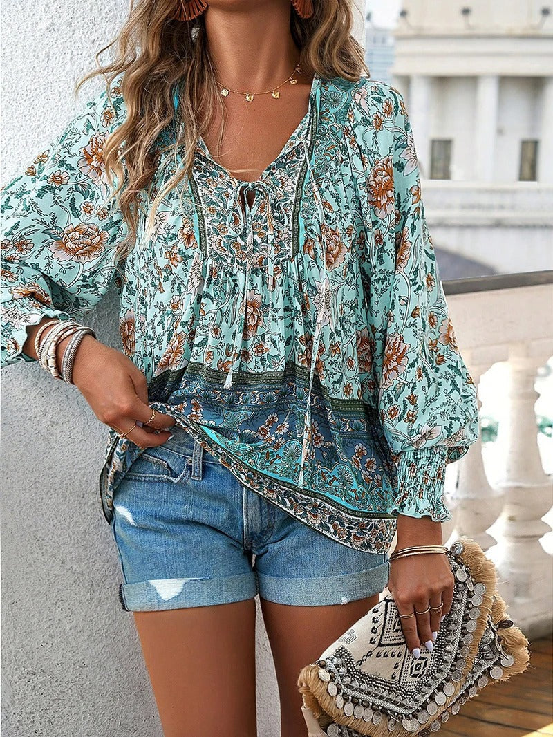 Helena™ | Zomer Bloemen Top