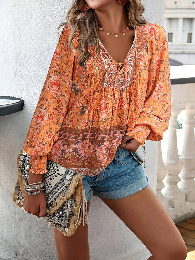 Helena™ | Zomer Bloemen Top