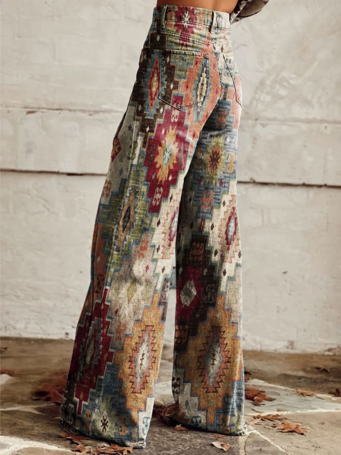 Rowena | Azteken Droom Wijde-Pantalon