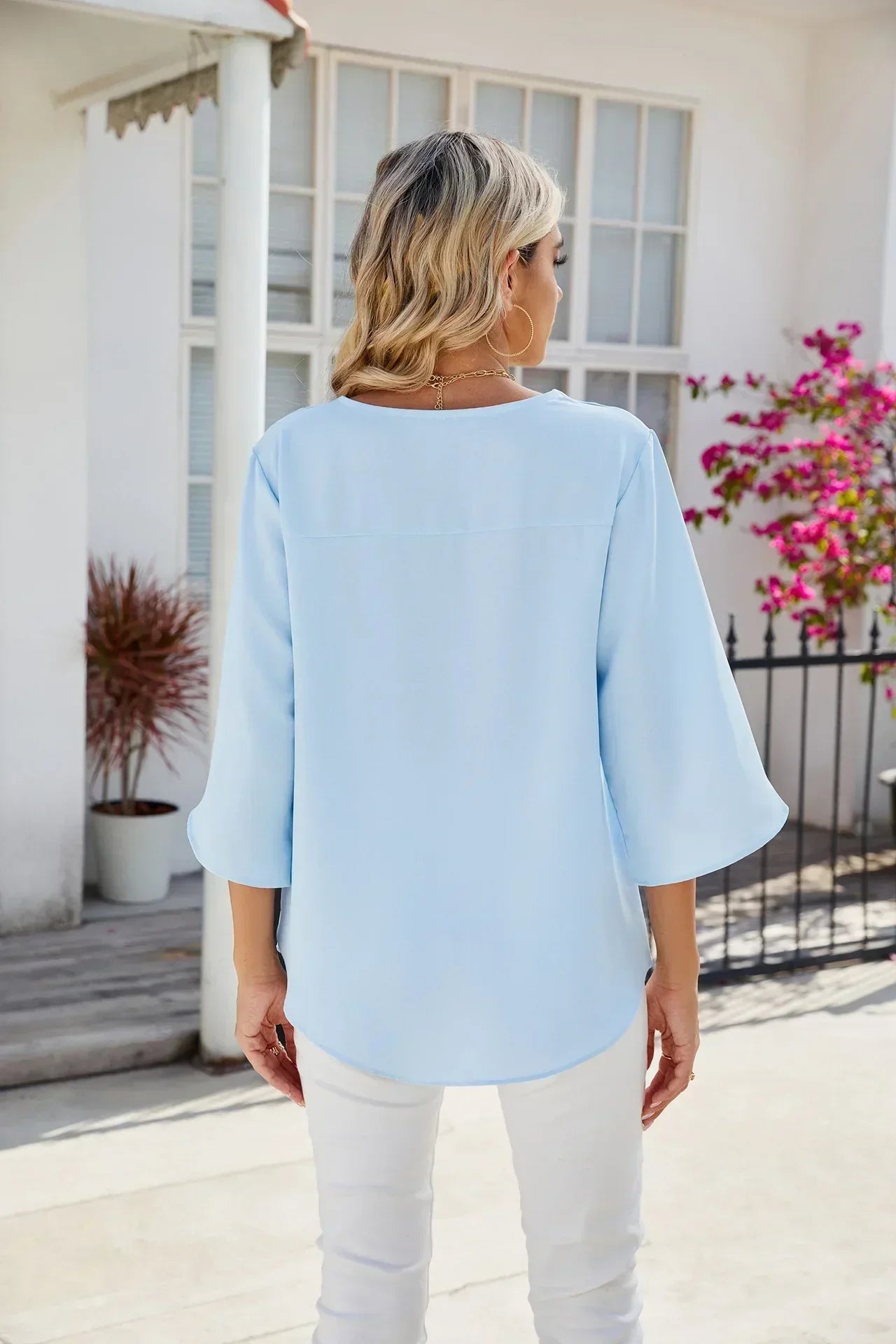 Cara™ | V-hals Blouse