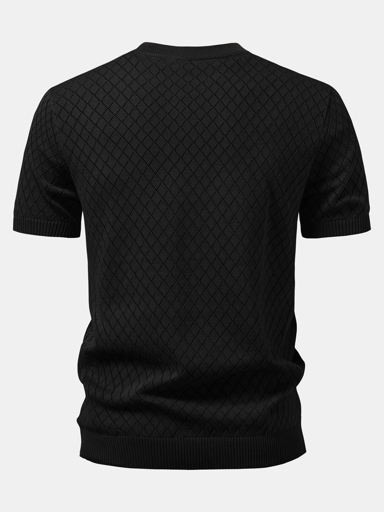 Gehaakt T-shirt met Diamantmotief