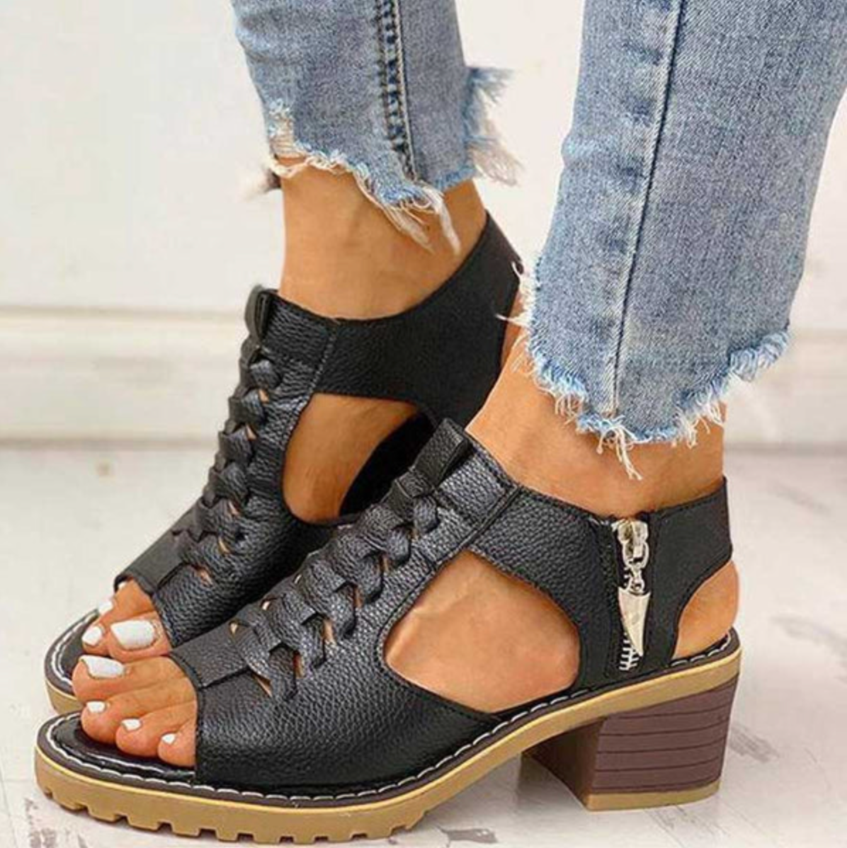 Ouida™ Elegante Hakken Sandalen