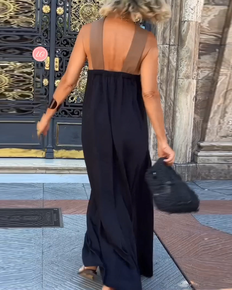 Anne | Elegante jurk met kruislingse halslijn