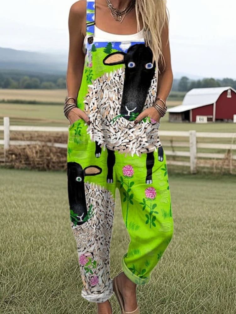LW | Vintage Bloemen Jumpsuit Dames - Ontspannen Stijl & Comfort De Hele Dag