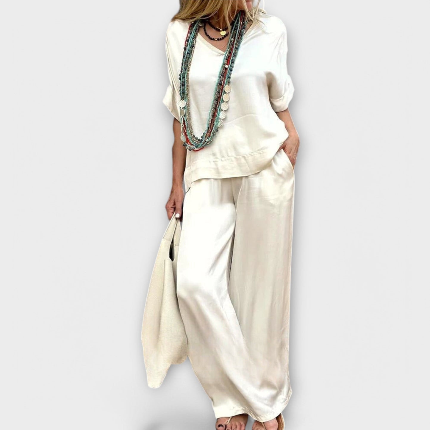 Complete Blouse en Broek Hazel Elysian Elegance