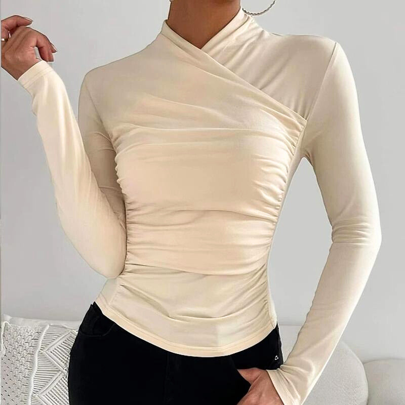Jane™ | Klassieke Cross-Neck Top