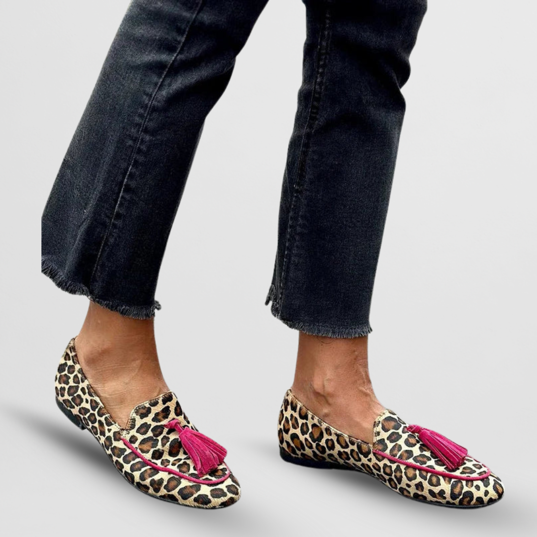 Louison | Elegante slippers met franjes