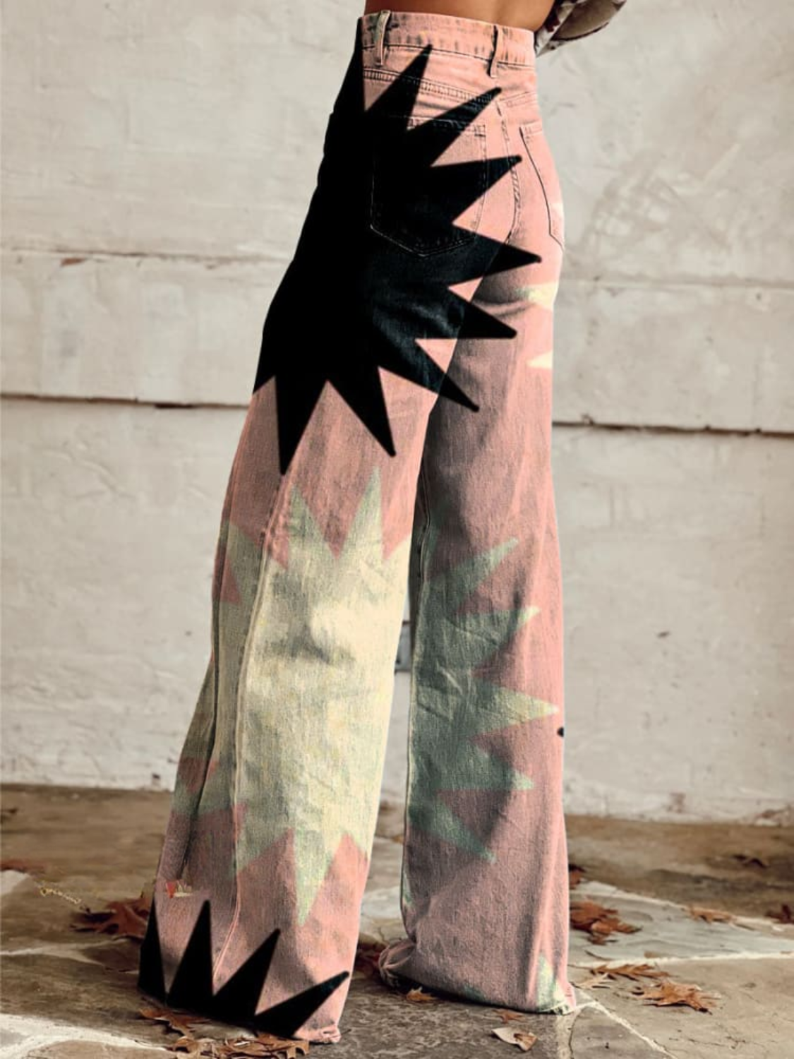 Stella | Boho Sterrenburst Wijde-Pantalon