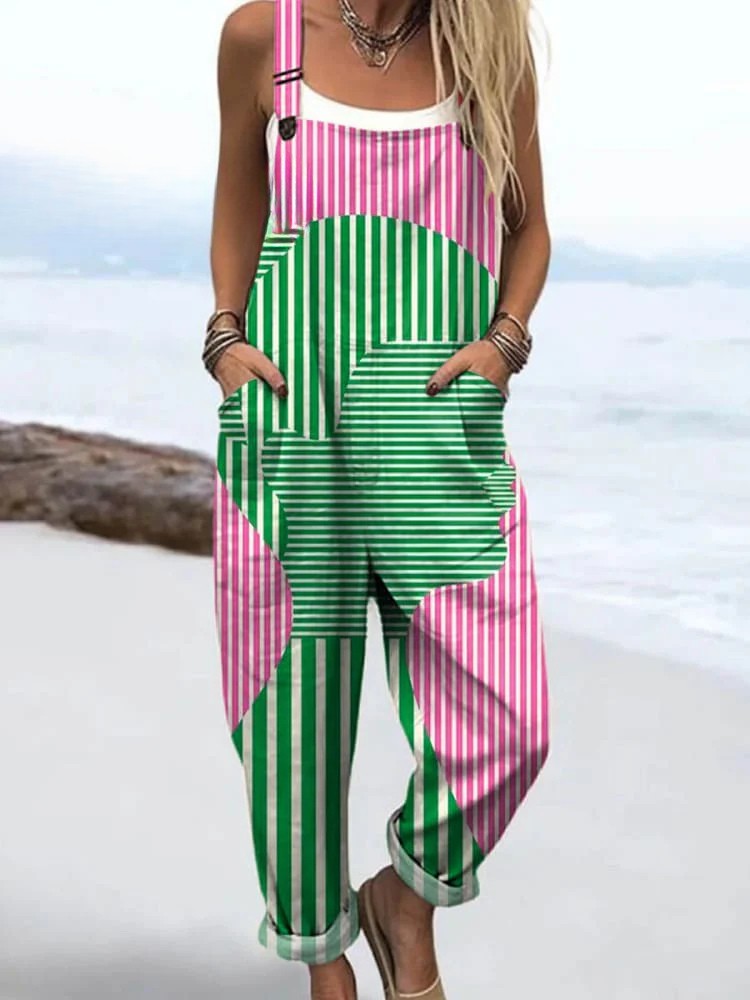 LW | Vintage Bloemen Jumpsuit voor Dames - Moeiteloze stijl en comfort de hele dag
