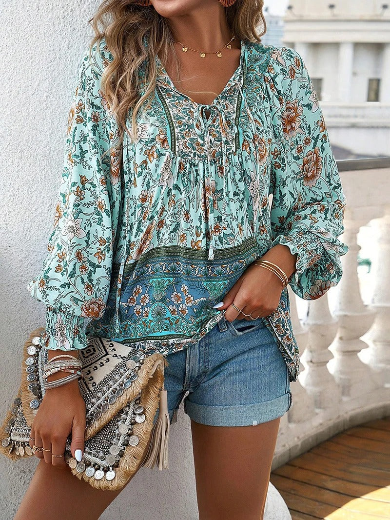 Helena™ | Zomer Bloemen Top