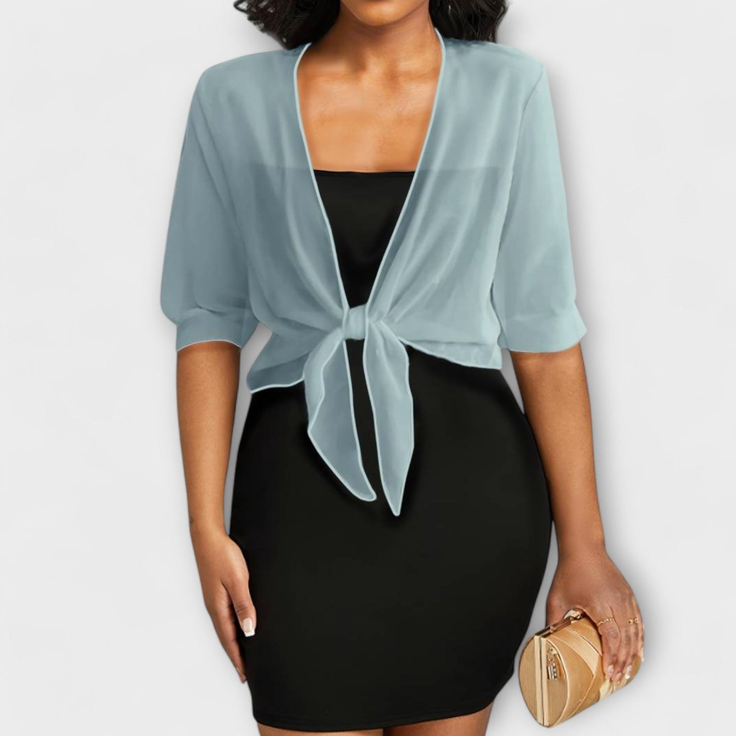 Olivia – Blouse met Open Voorzijde
