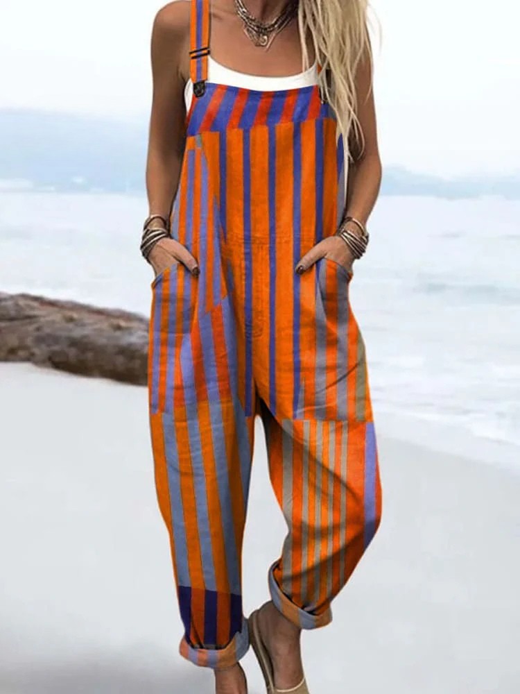 LW | Vintage Bloemen Jumpsuit voor Vrouwen - Moeiteloze stijl & comfort de hele dag