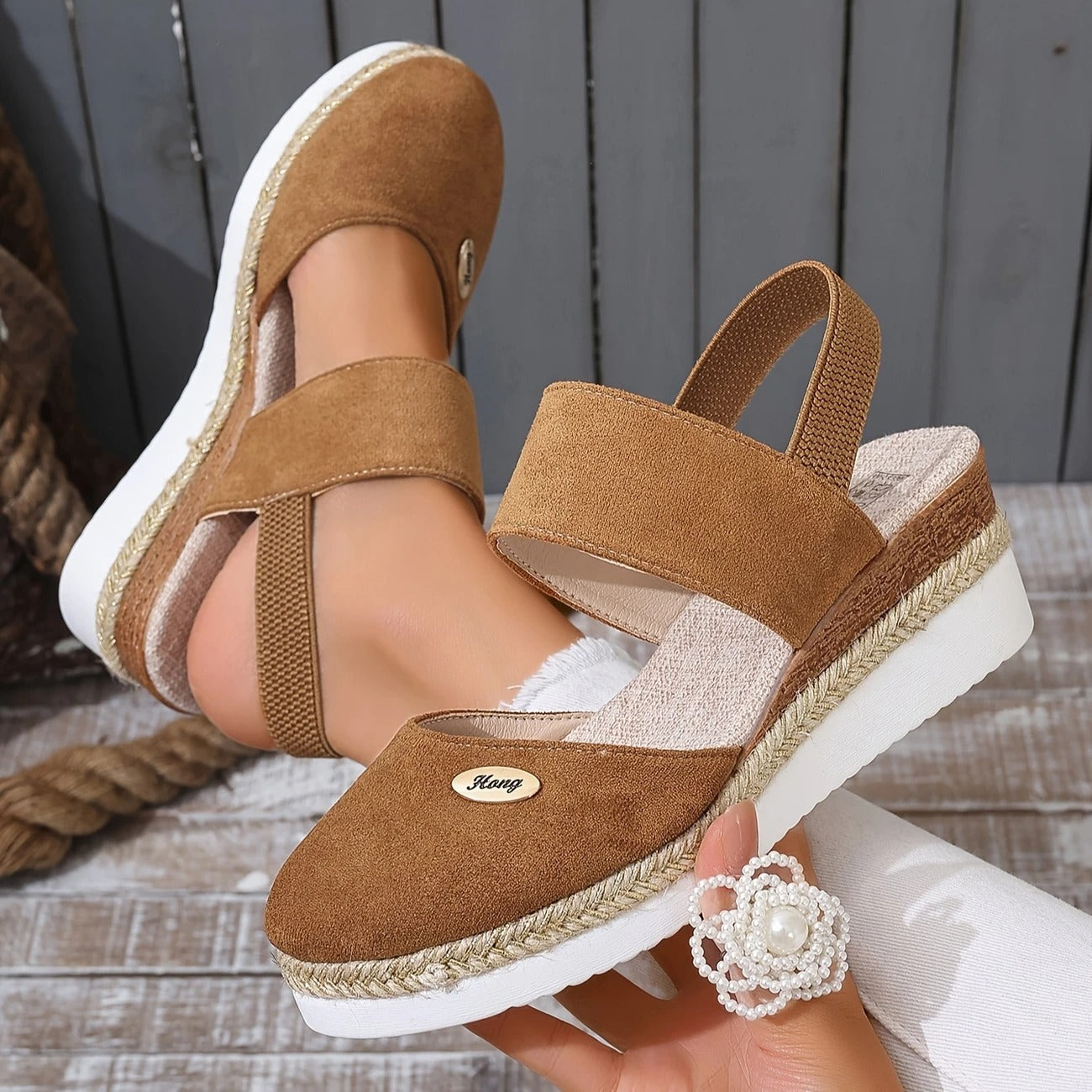 LW™ | Antonia - Comfortabele Orthopedische Plateau Sandalen met Ventilatie