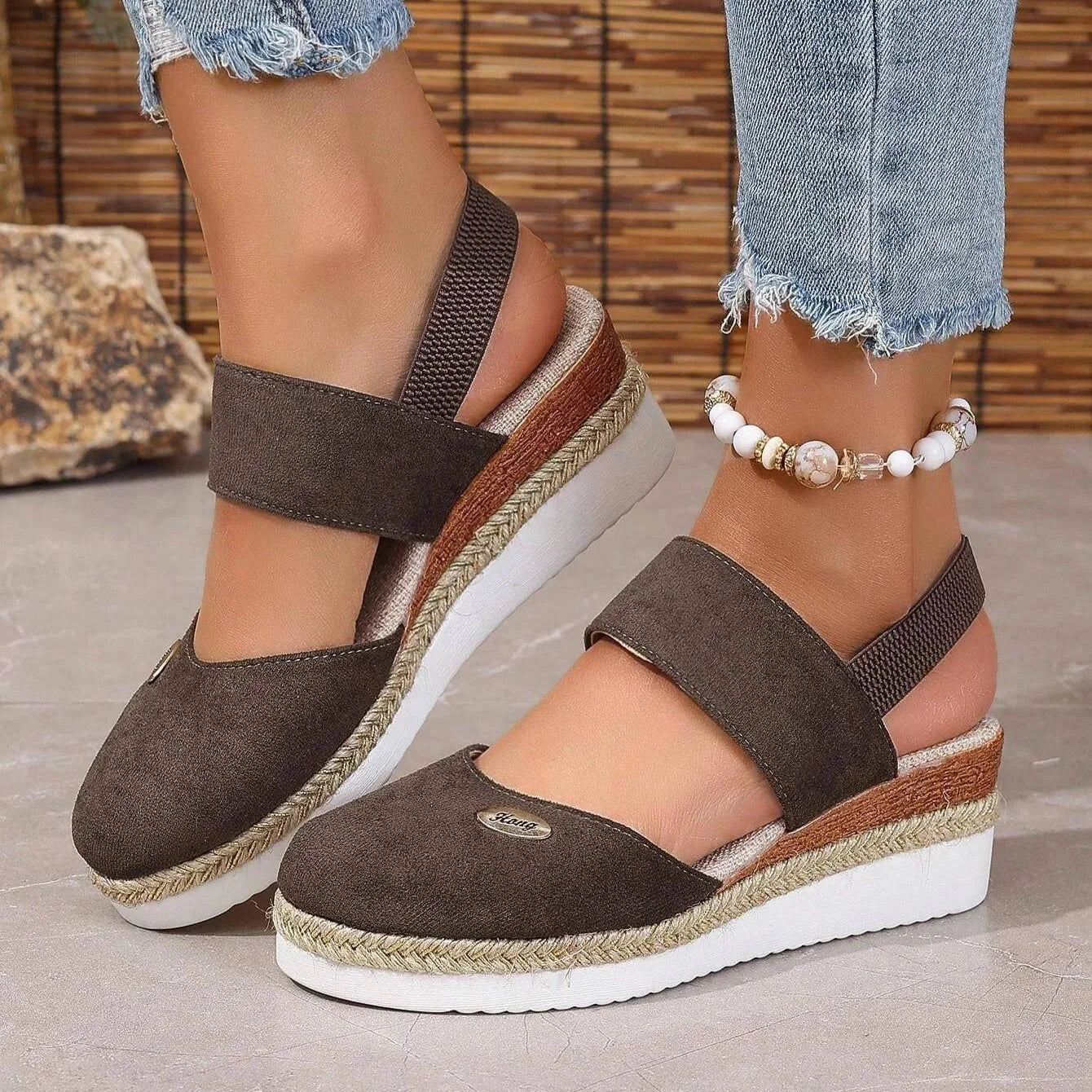 LW™ | Antonia - Comfortabele Orthopedische Plateau Sandalen met Ventilatie