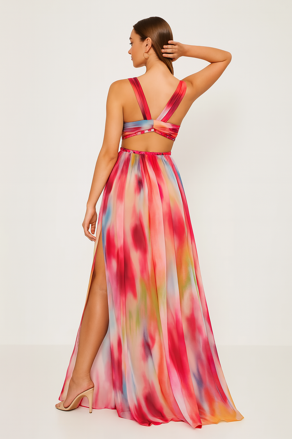 Freya™ | Geschilderde Maxi Jurk