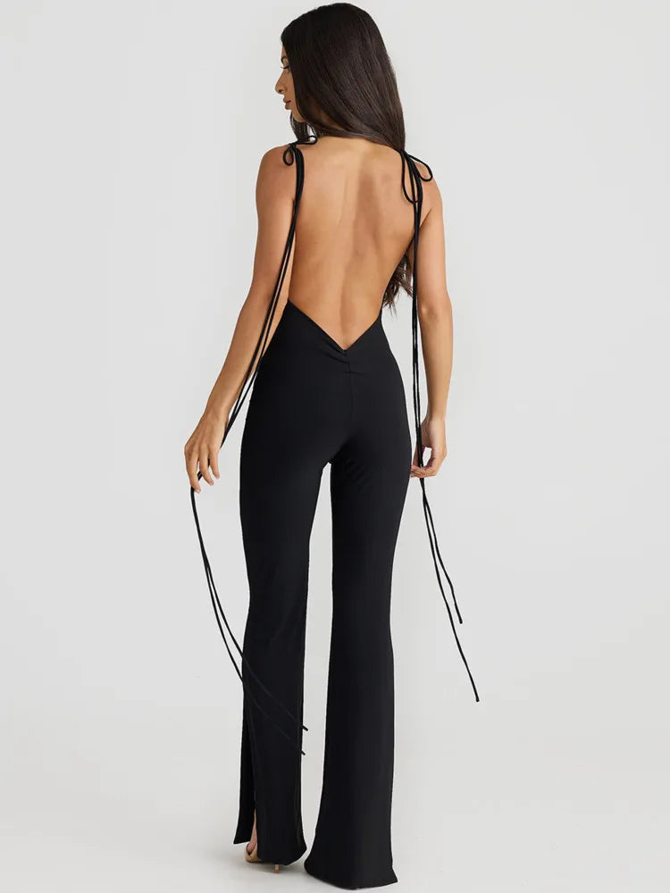 Dulsara | Mouwloze Rugloze Jumpsuit