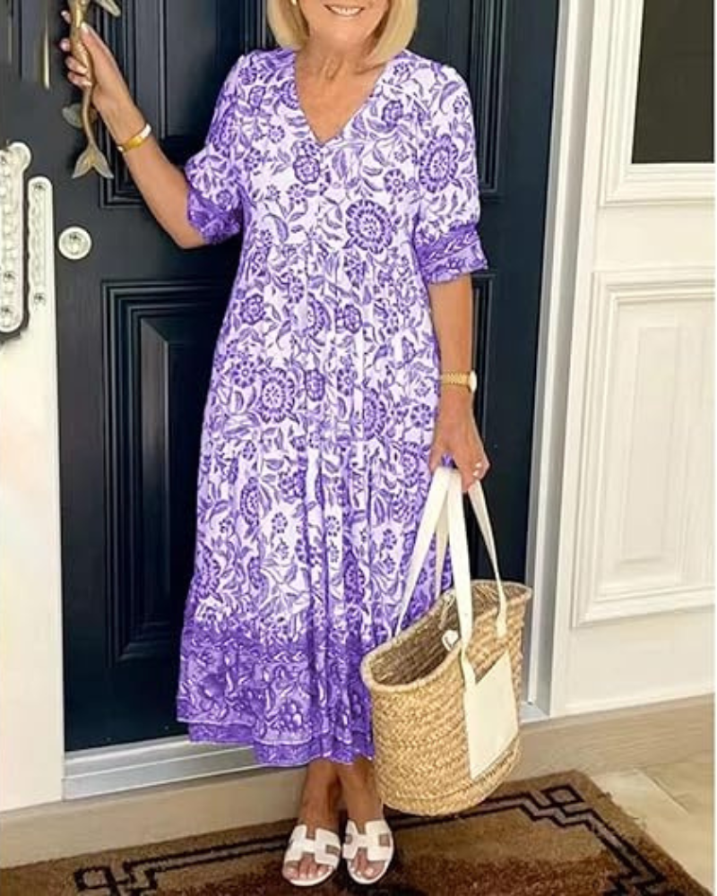 Nia – Elegante en comfortabele zomerjurk voor elke dag