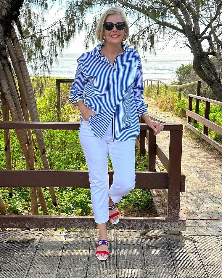 Ellen™ | Gestreept Shirt