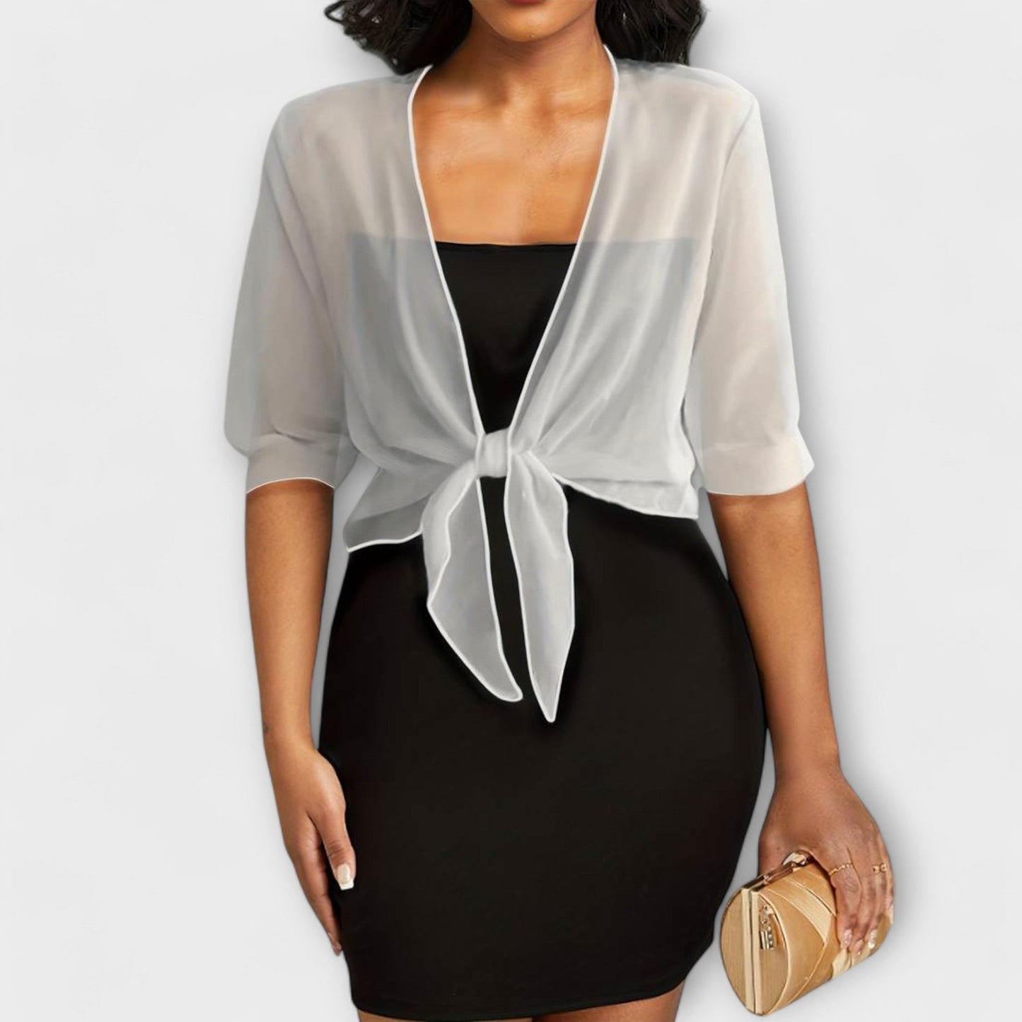 Olivia – Blouse met Open Voorzijde