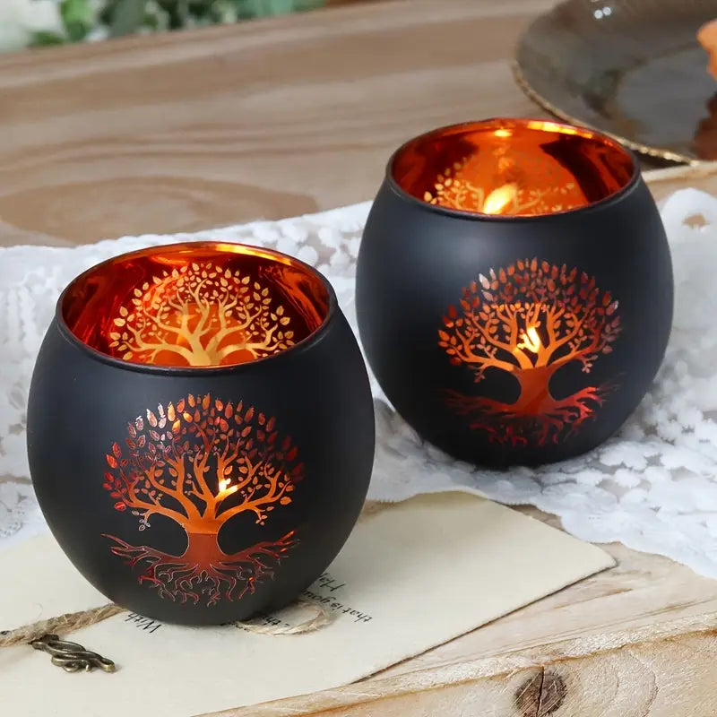 GlowRoot - Set Kaarsenhouder Levensboom