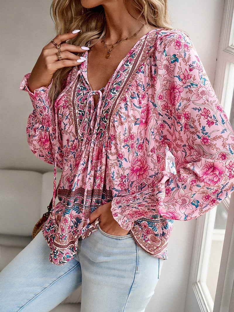 Helena™ | Zomer Bloemen Top