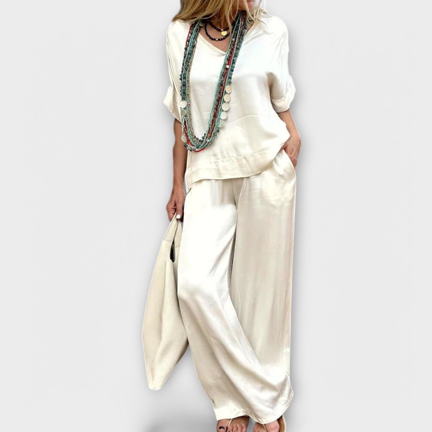 Complete Blouse en Broek Hazel Elysian Elegance