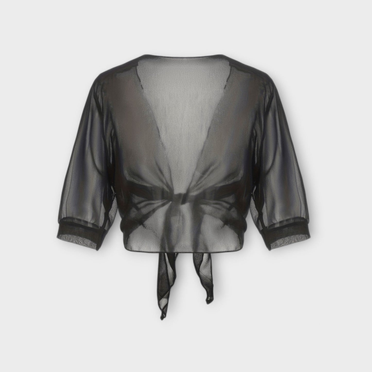 Olivia – Blouse met Open Voorzijde