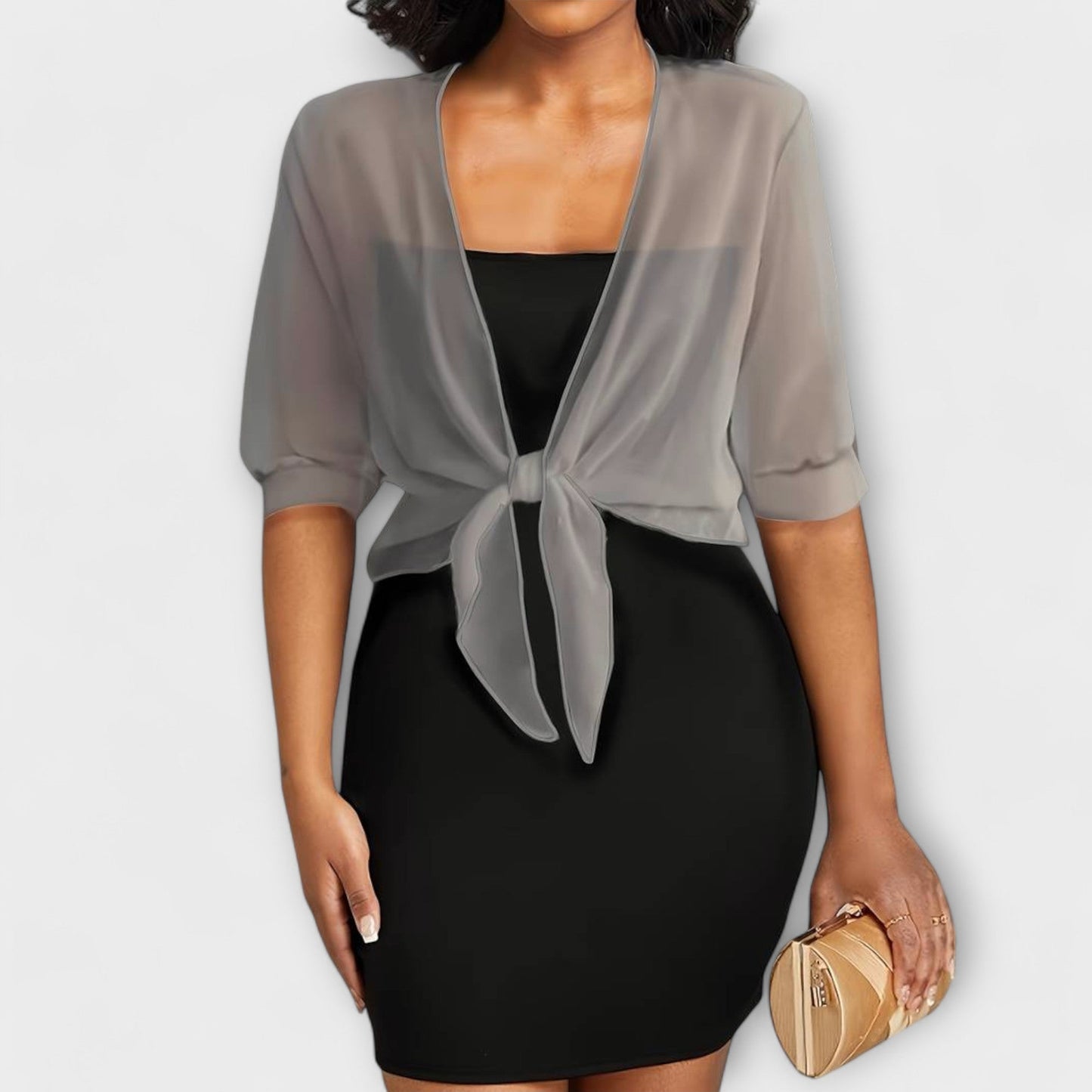 Olivia – Blouse met Open Voorzijde