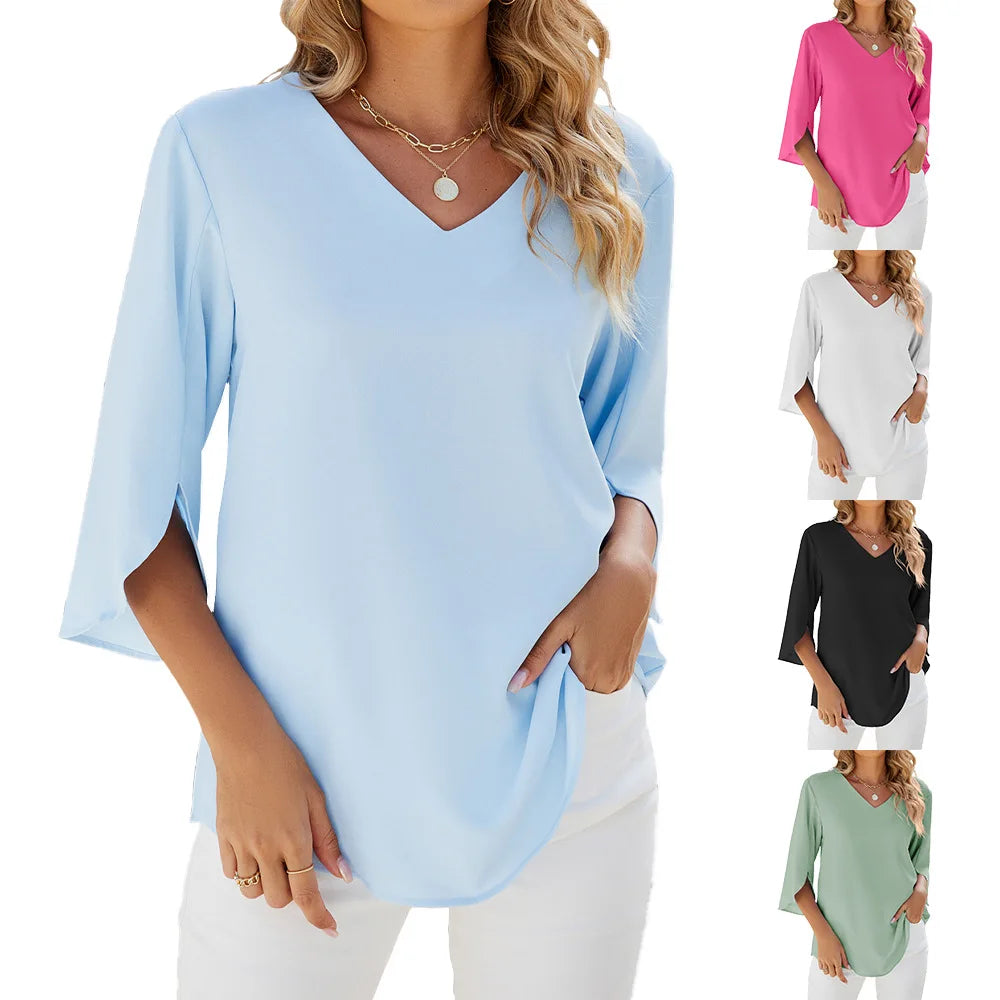 Cara™ | V-hals Blouse
