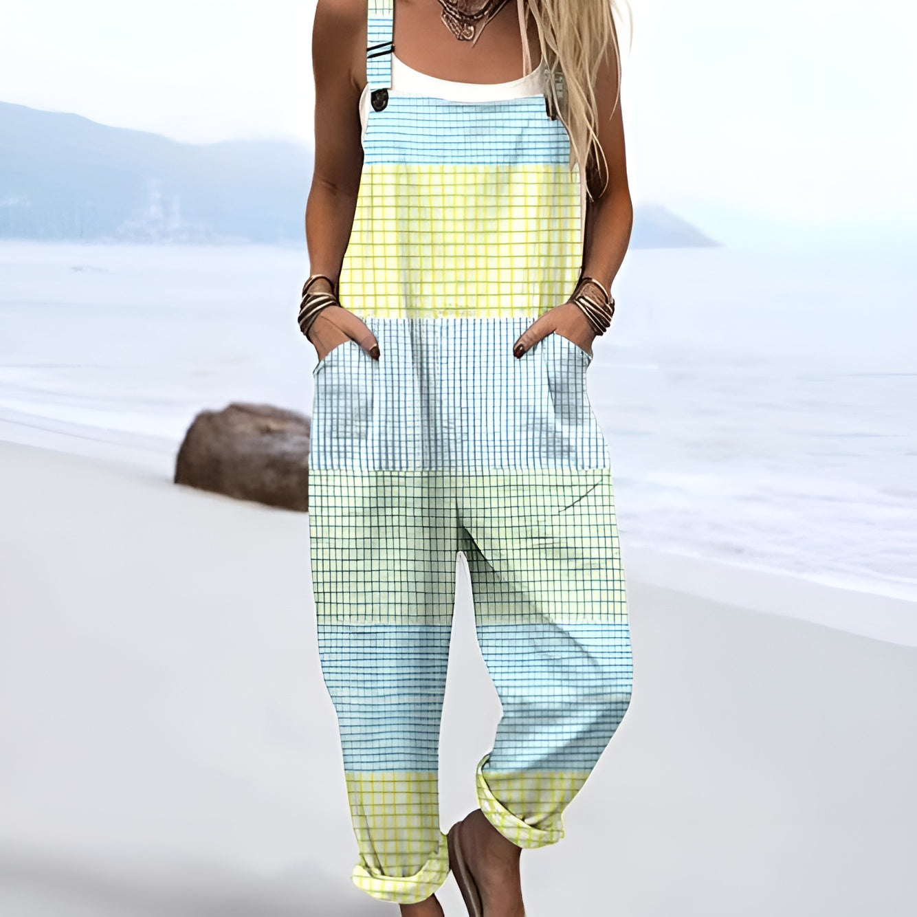 LW | Pastel Ruit Overalls