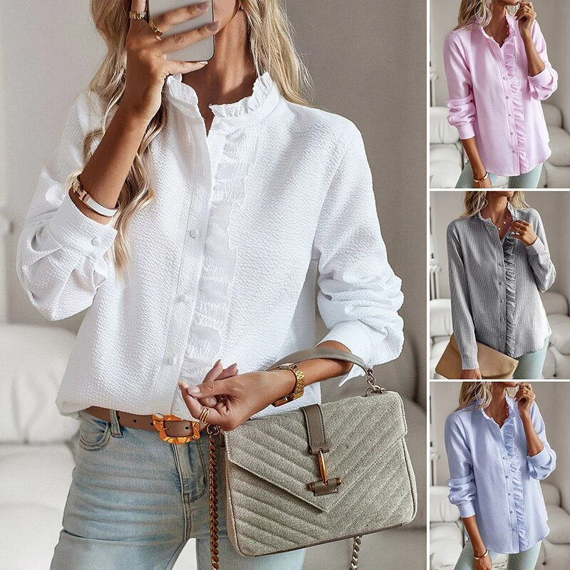 Belle™ | Elegante Polo Blouse