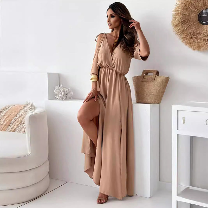 Isabella™ | Maxi Jurk met Split