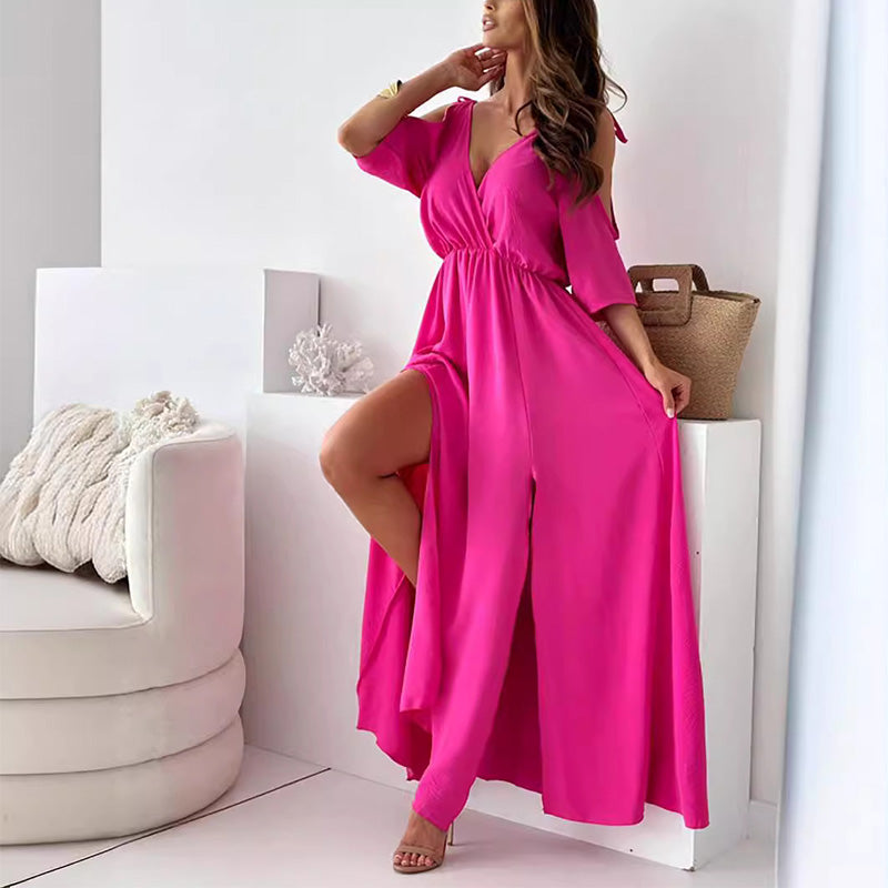 Isabella™ | Maxi Jurk met Split