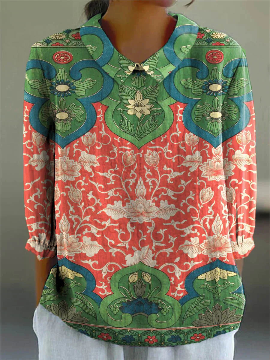 Clémence – Blouse met Oosterse Inspiratie