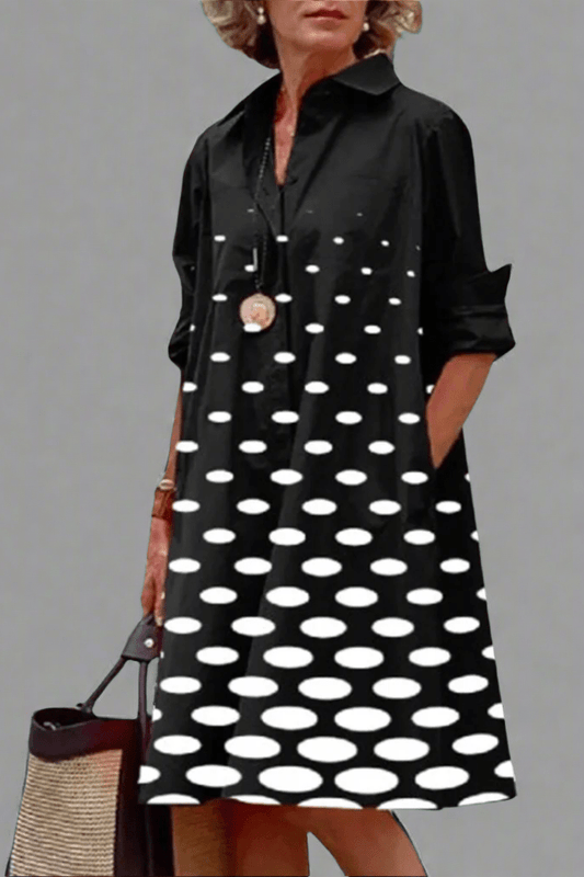 Yvonne - Luxe Midi Jurk met Elegante Ontwerp