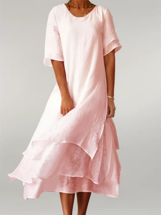 ELOISE | Elegante Katoenen Maxi Jurk
