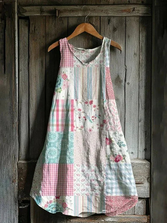 Rosalie – Jurk met pastelmotief