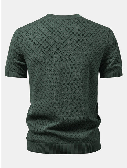 Gehaakt T-shirt met Diamantmotief
