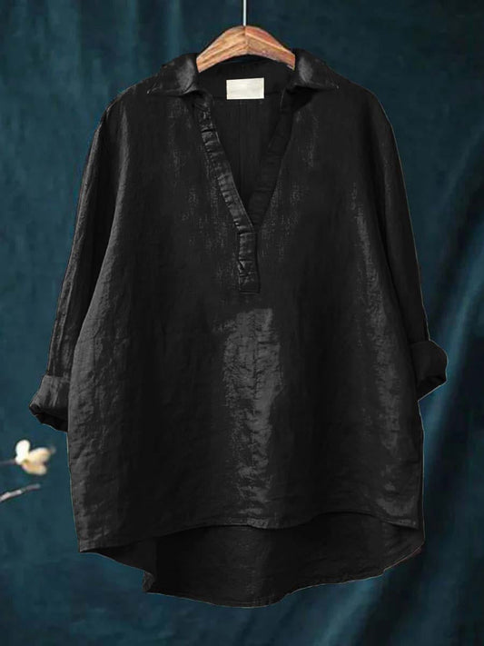 Andrea Linen Top