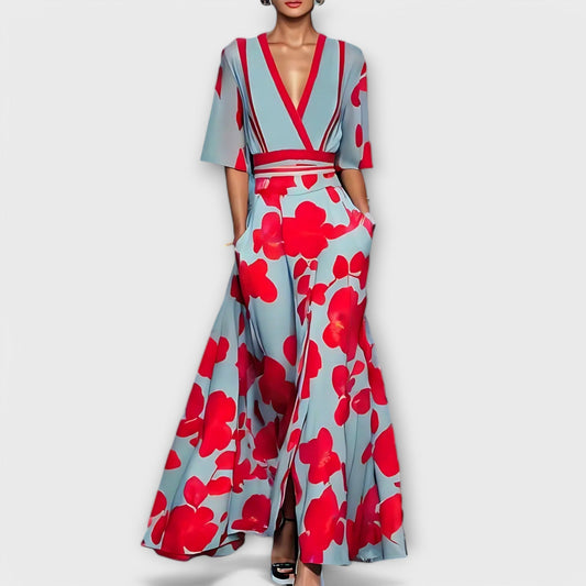Vittoria™ | Elegante Bloemen Tubetop Jurk