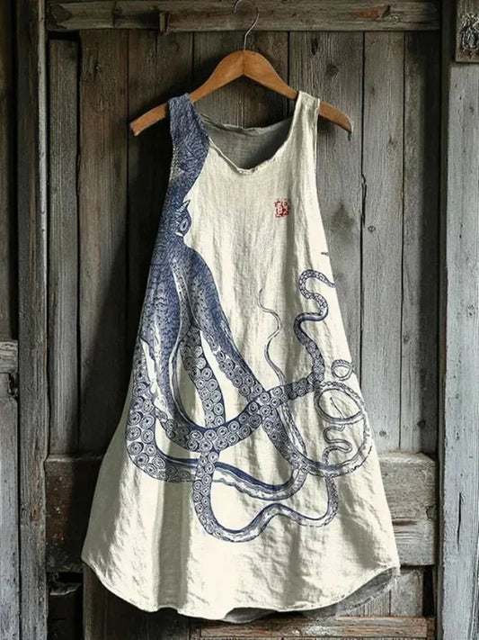 Ondine – Jurk met tentakelmotief