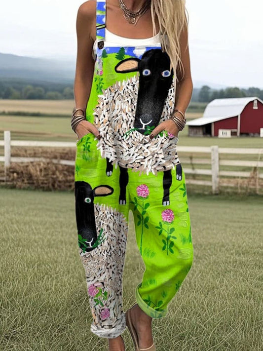 LW | Vintage Bloemen Jumpsuit Dames - Ontspannen Stijl & Comfort De Hele Dag