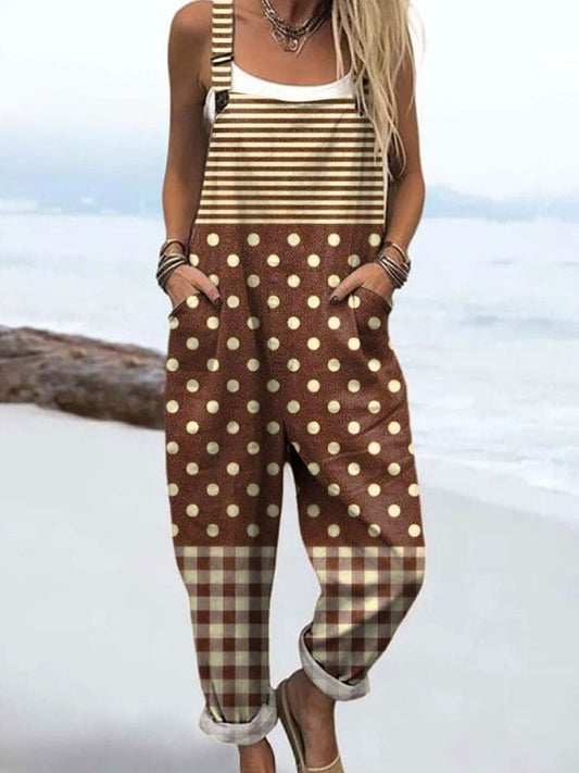 LW | Vintage Bloemen Jumpsuit voor Dames - Moeiteloze Stijl & Comfort de Hele Dag