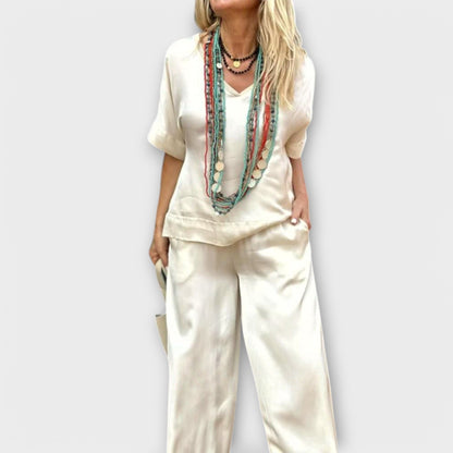 Complete Blouse en Broek Hazel Elysian Elegance