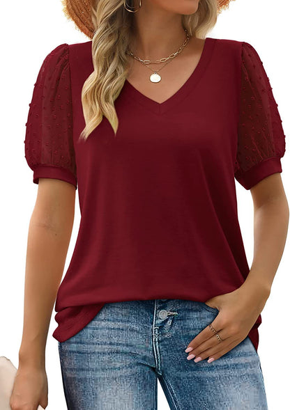 Rhianna™ | Elegante Puff-Sleeve Top