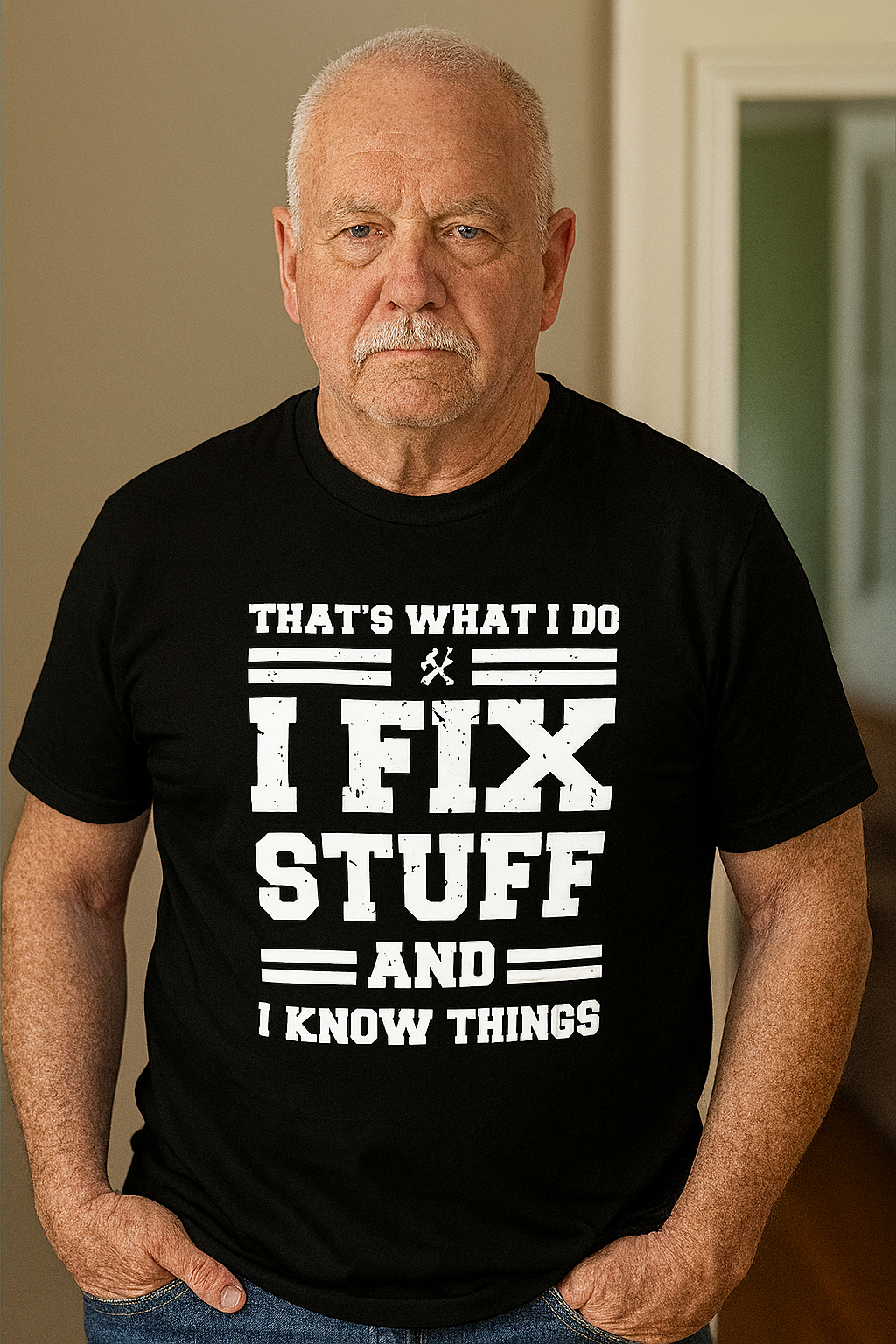 Men™ – Comfortabele katoenen t-shirt met een knipoog