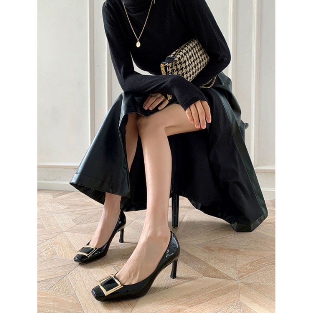 Teona™ | Elegante sandalen met vierkante neus en middelhoge hak voor een verfijnde stijl