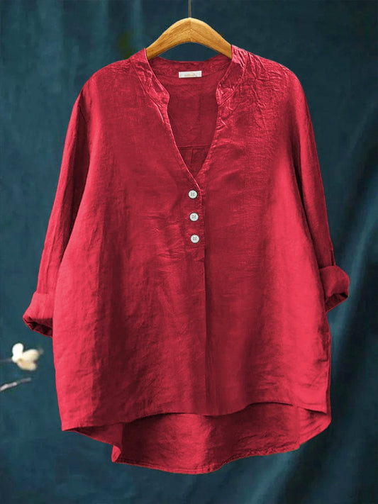 Sabrina Linen Top