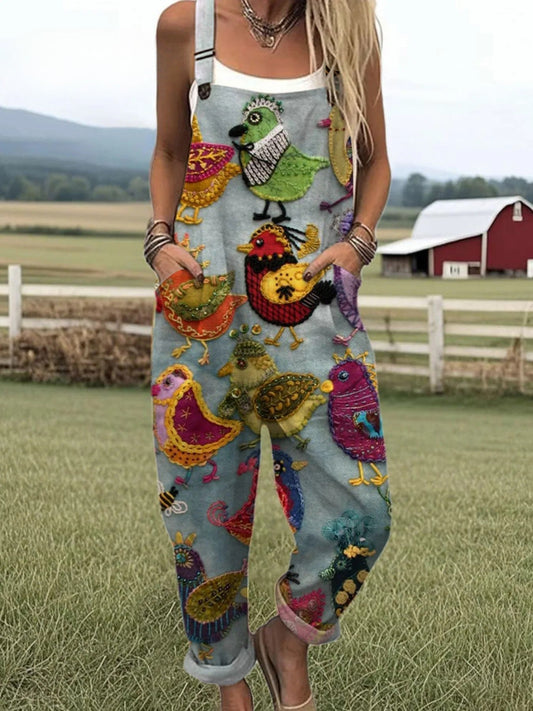LW | Vintage Bloemen Jumpsuit voor Dames - Moeiteloze stijl & comfort de hele dag