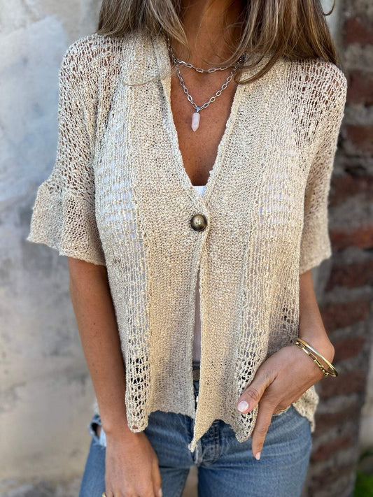 Ivonie™ | Elegante Textured Top